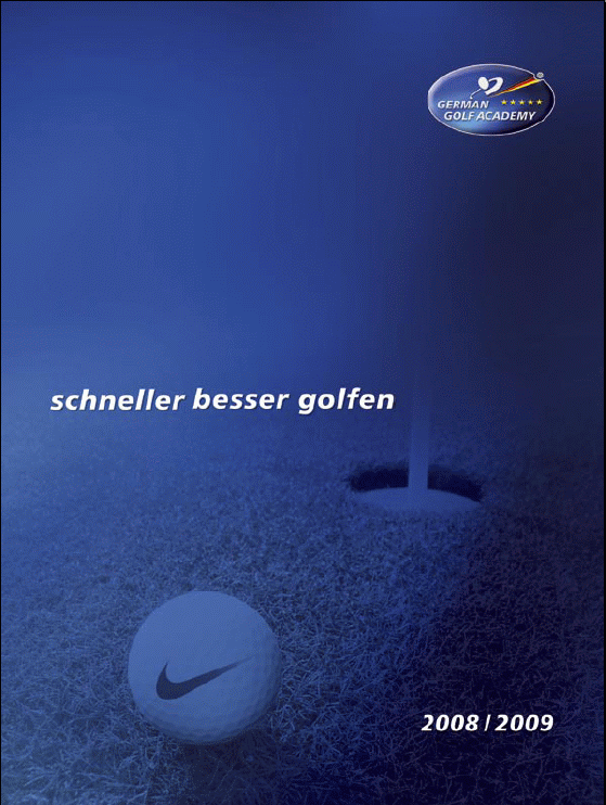 Download der German Golf Academy Broschüre mit allen Destinationen als PDF 2008