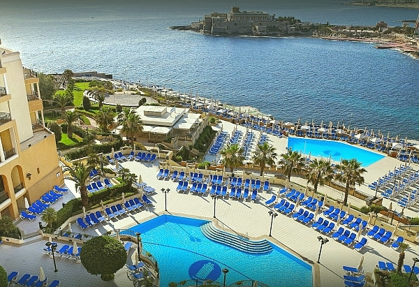 Hotel + Golfkurse Malta Hotel Corinthia Hotel St. Georges Bay